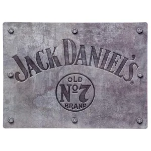 JD Old No. 7 Ting Sign (Embossed)