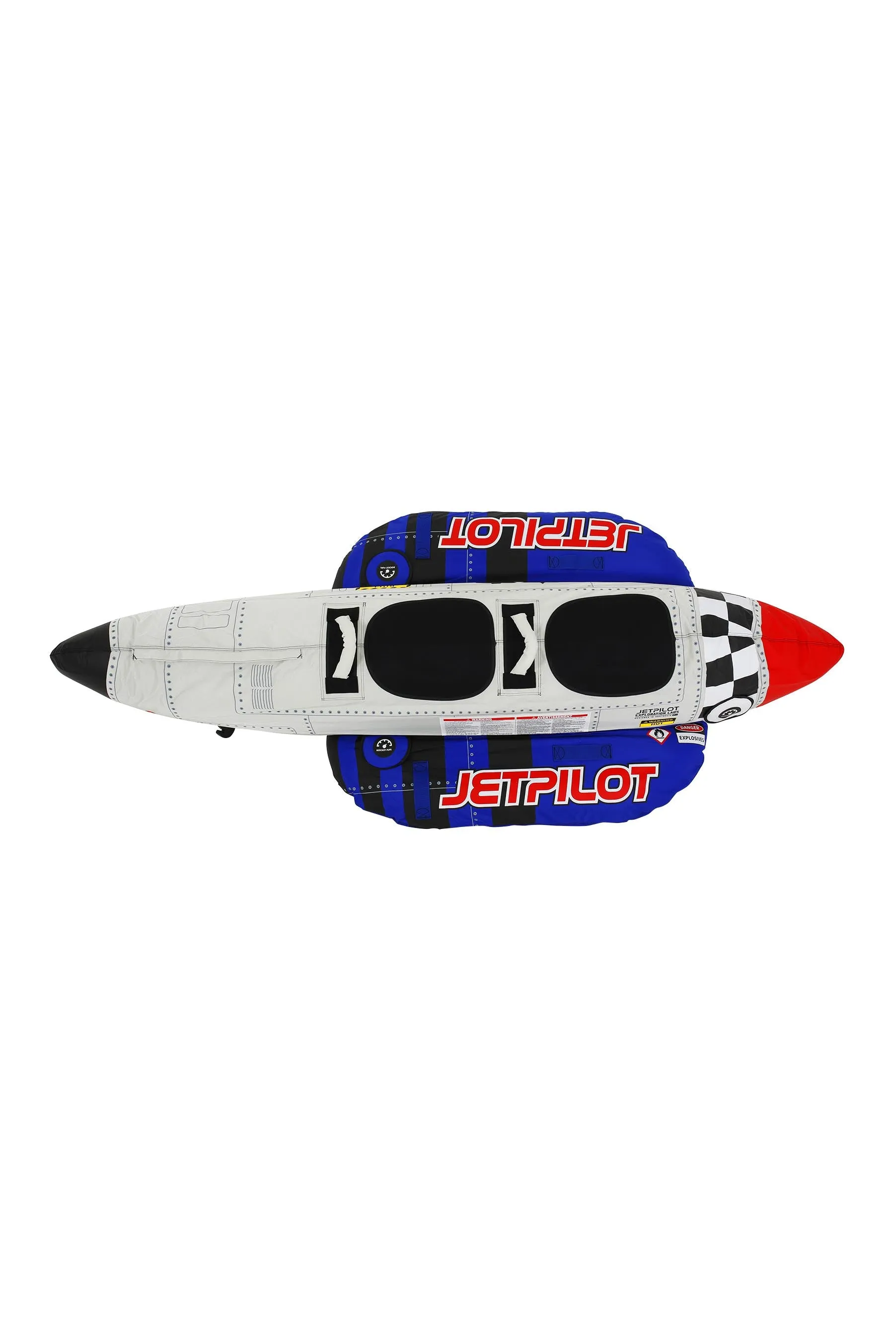 Jetpilot Blast Off 2 Person Towable Tube - Silver