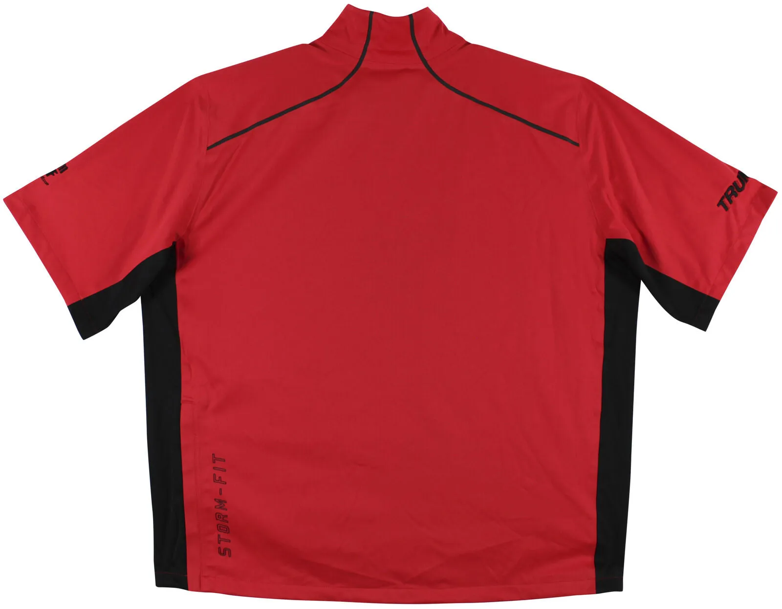 John Daly Authentic Signed Match Worn Red Nike Quarter Zip Shirt BAS #BH00323