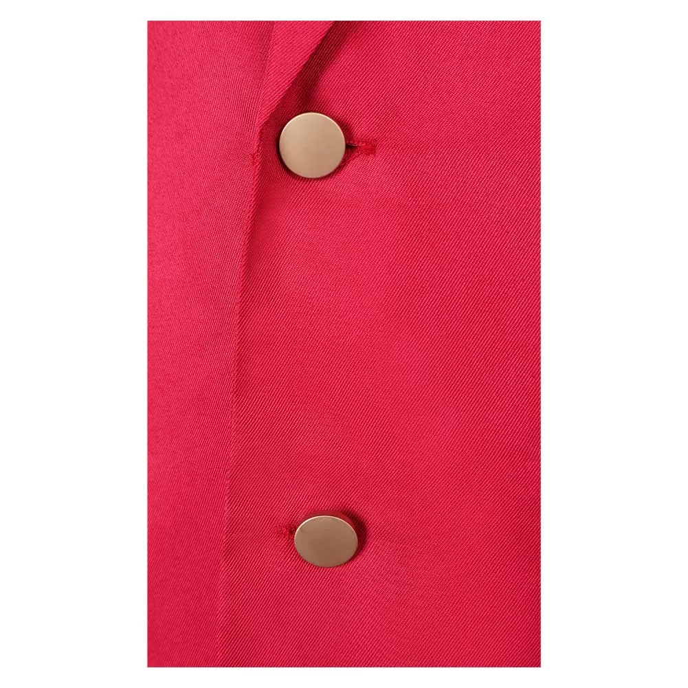 Joker Red Suit Full Set Cosplay Costume Outfits Halloween Carnival Suit