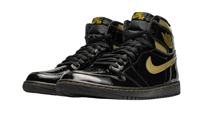 Jordan 1 Retro "Black Metallic Gold" (Worn)