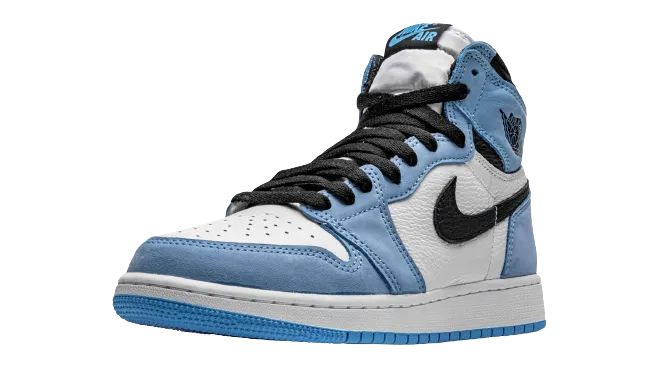 Jordan 1 Retro "University Blue" Grade School (Worn)