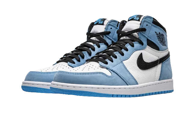 Jordan 1 Retro "University Blue" Grade School (Worn)