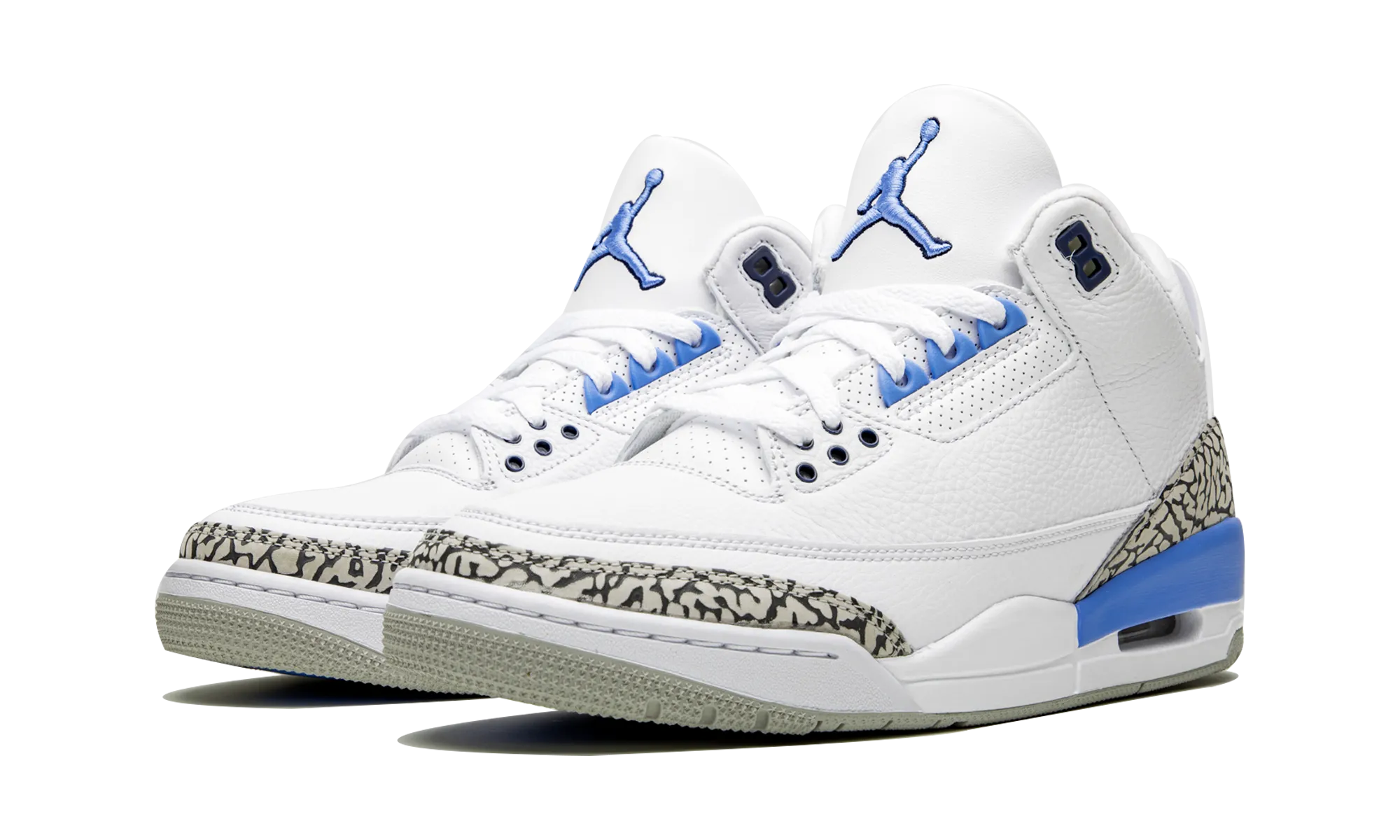 Jordan 3 Retro "UNC" (Worn Once)