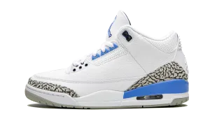 Jordan 3 Retro "UNC" (Worn Once)