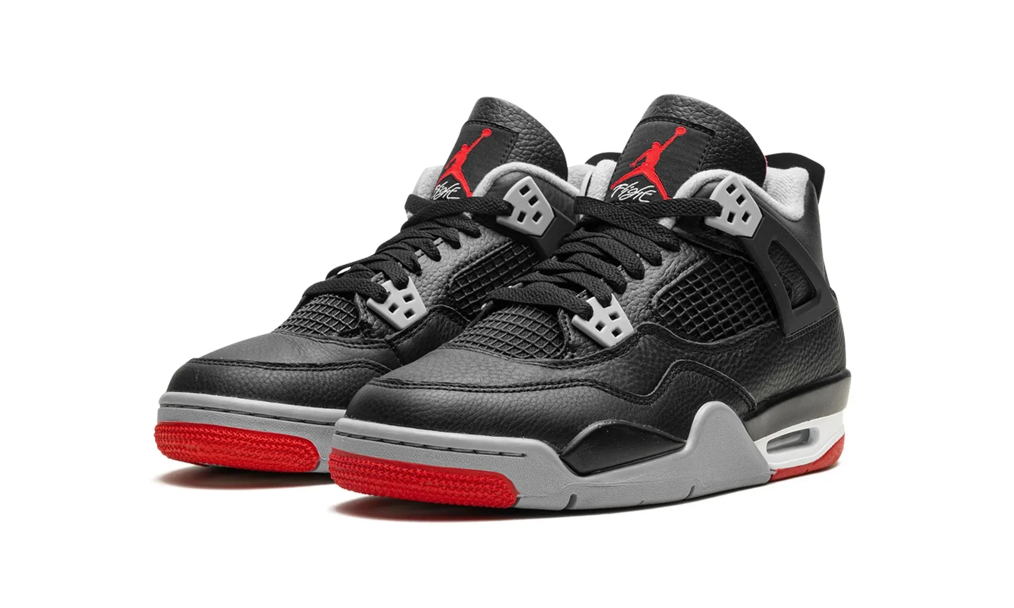 Jordan 4 Retro "Bred Reimagined" Grade School (Worn)