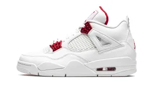 Jordan 4 Retro "Metallic Pack - University Red" (Worn)