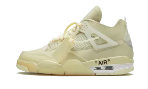 Jordan 4 Retro X Off-White "Sail" Women's (Worn)