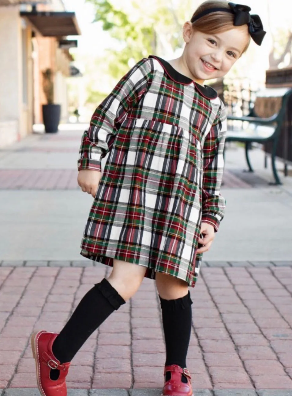 Juniper Plaid Peter Pan Collar Dress