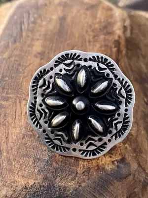 Kayla Sterling Concho Burst Ring