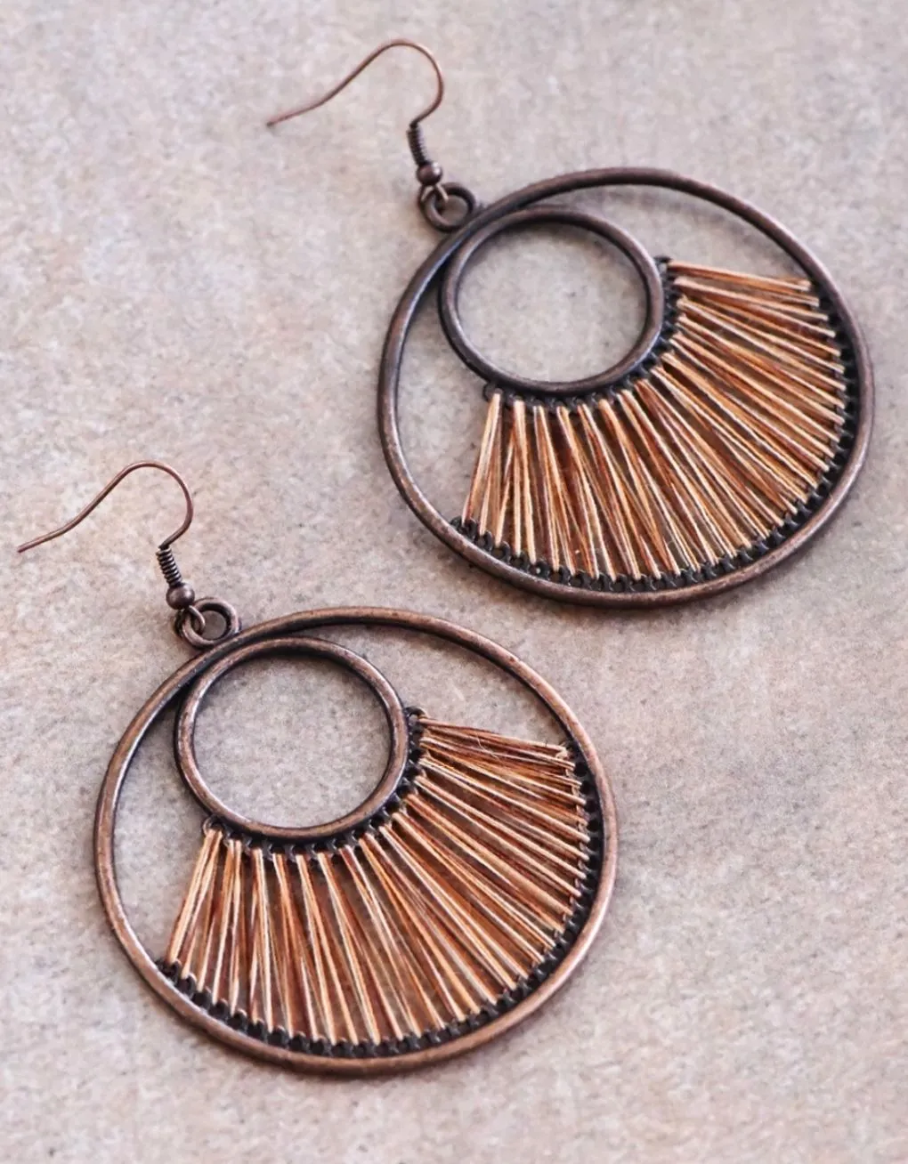 ‘Keira’ Boho Threaded Dangles
