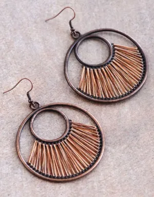 ‘Keira’ Boho Threaded Dangles