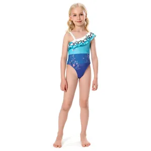Kids Girls Encanto Mirabel Cosplay Costume Swimsuit Jumpsuit Bodysuit Outfits Halloween Carnival Suit-cossky®