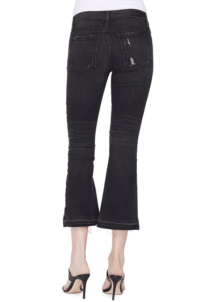 Kiki Flare Jeans (Worn Black)