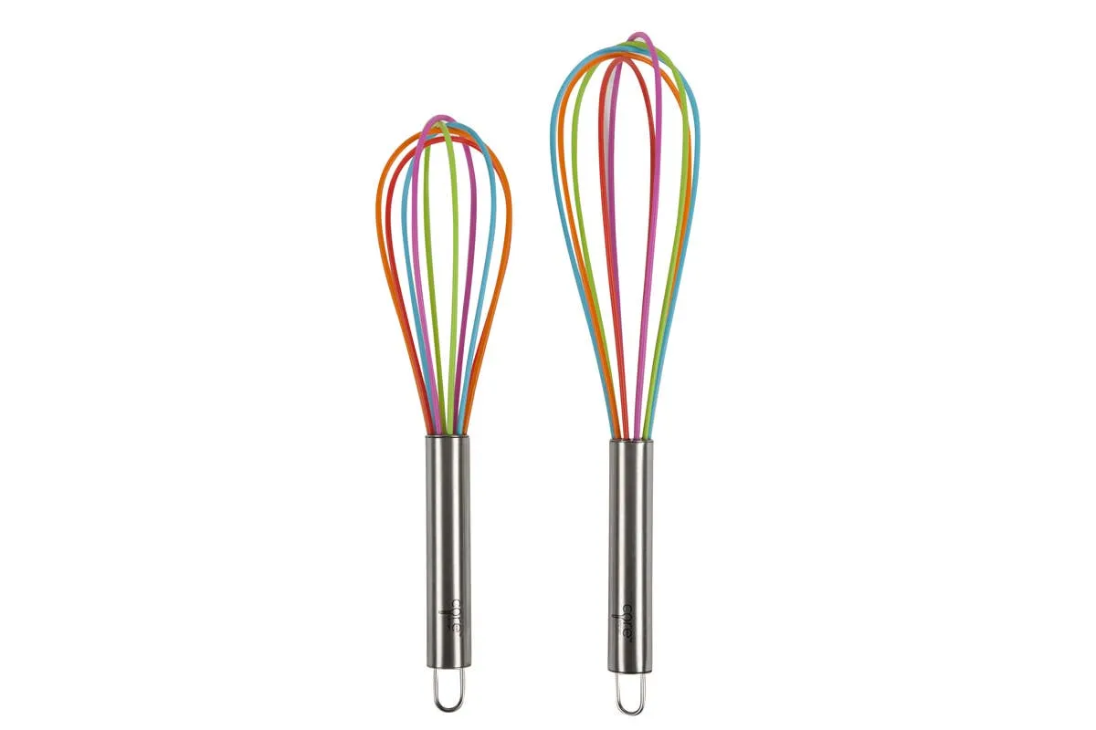 KITCHEN 2PC Whisk Set - Rainbow