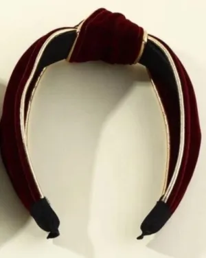 Knot Design Velvet Hair Hoop