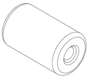 KOHLER K-42688-RN Lift Knob, Threaded