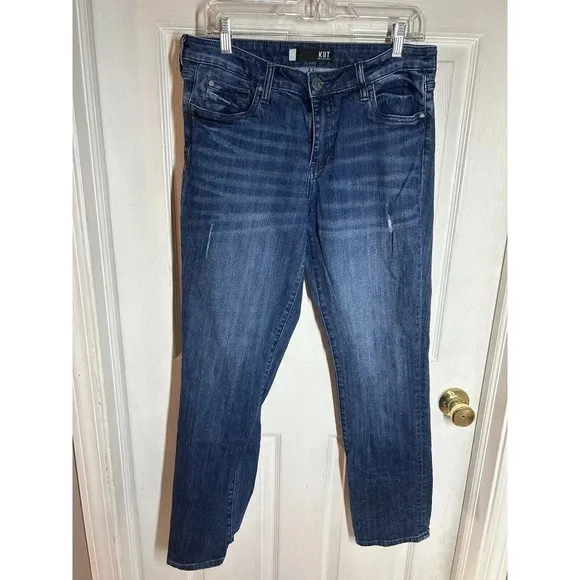 KUT From the KLOTH CATHERINE BOYFRIEND Jeans Sz 10