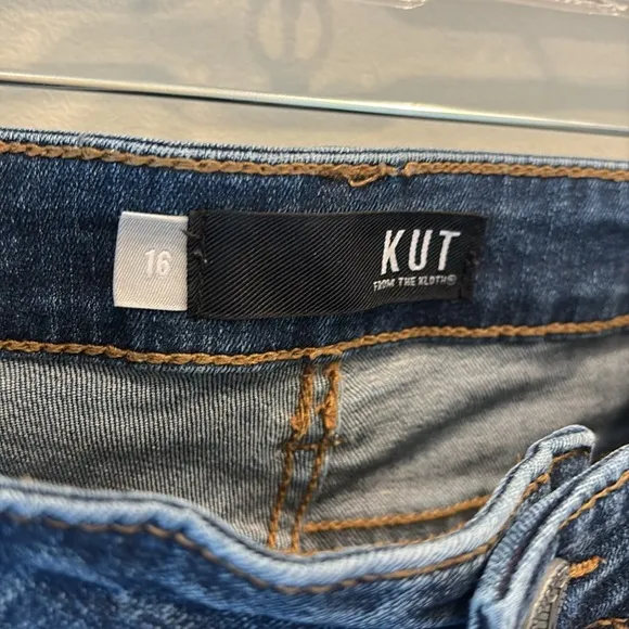 Kut from the Kloth - toothpick skinny women’s jean. Size 16