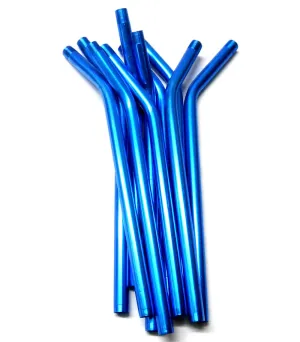 L11442 RC Nitro Fuel Refill Bottle Pipes Only x 10 Light Blue 8mm Diameter