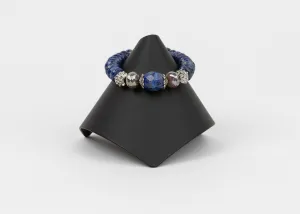 Lapis and Mystic Moonstone Bracelet