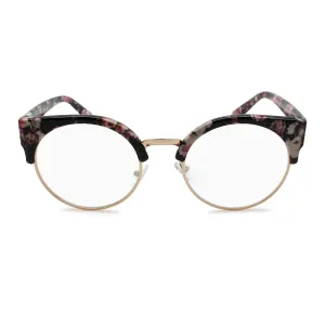 Large Size Reading Glasses for Women Round Cateyes | R-679