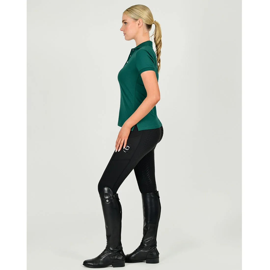 Lauren Short Sleeve Polo - Rain Forest Green