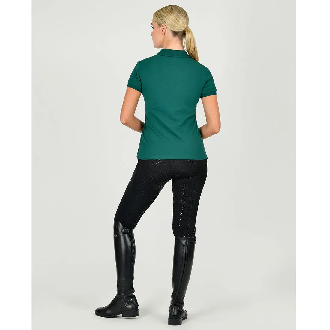 Lauren Short Sleeve Polo - Rain Forest Green