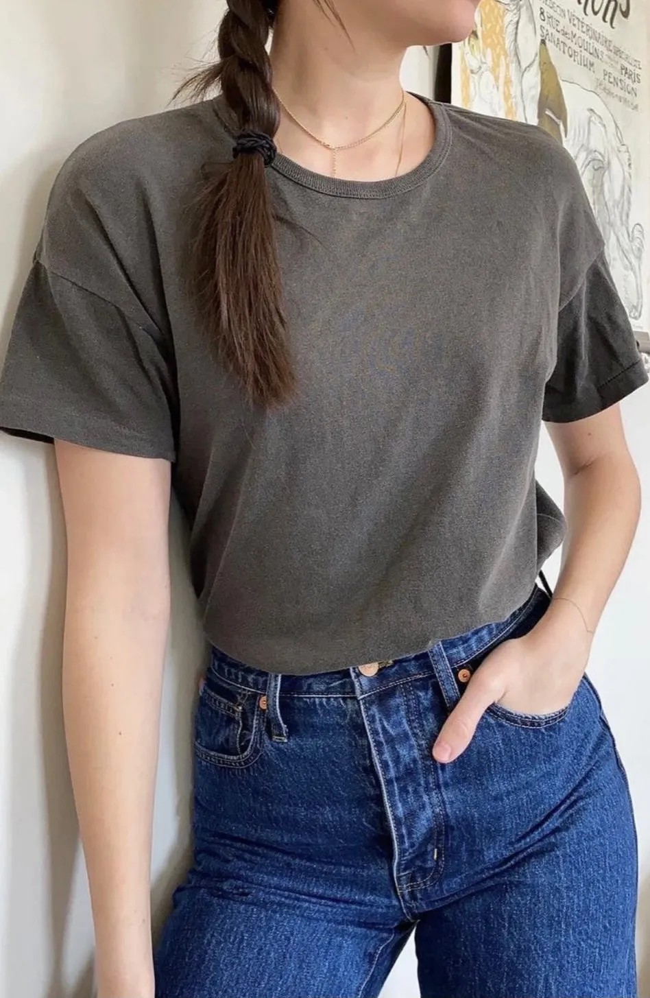 Le Bon Shoppe - Her Tee (Worn In Black)