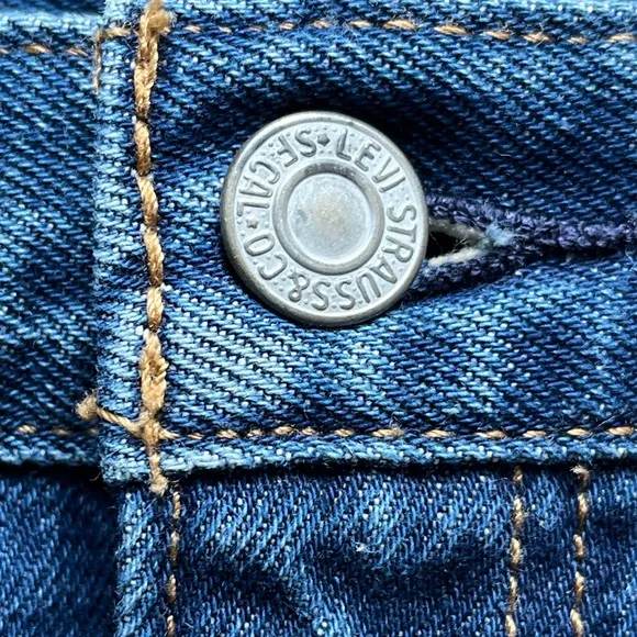 Levi's Icon Denim Blue Skirt Women's 28 Cotton Boho Rodeo Summer Girlhoodcore