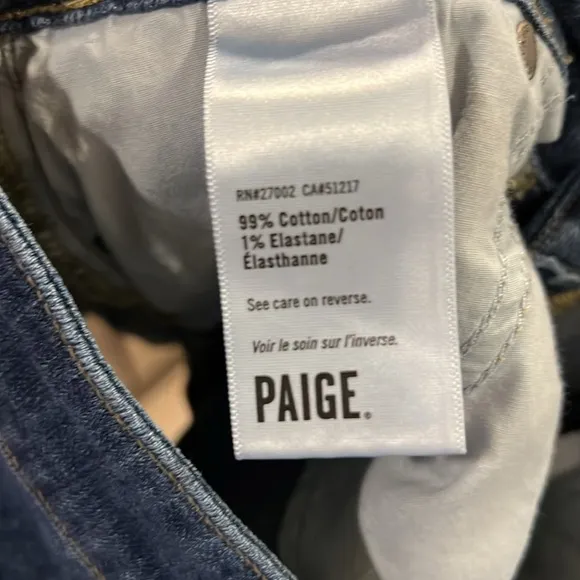 lightly worn PAIGE jeans shorts size 26