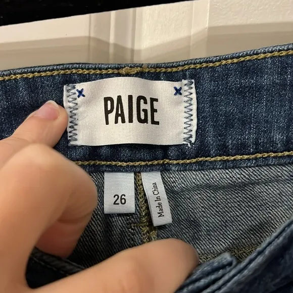 lightly worn PAIGE jeans shorts size 26