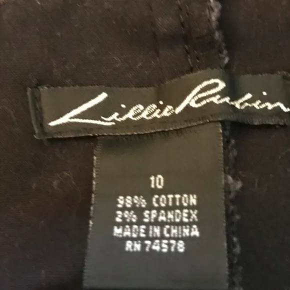 Lillie Rubin Black Stylish Buttons Jacket