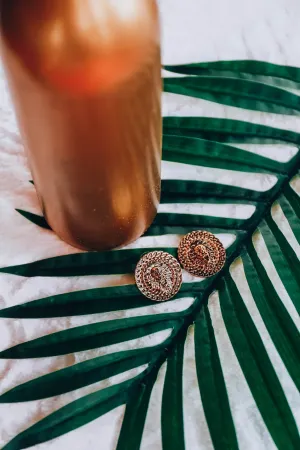 Lion Coin Earrings