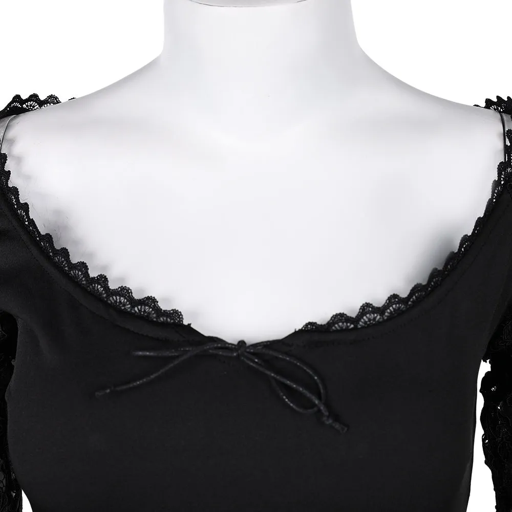 Lisa Frankenstein Lisa Black Lace Dress Cosplay Costume Outfits Halloween Carnival Suit