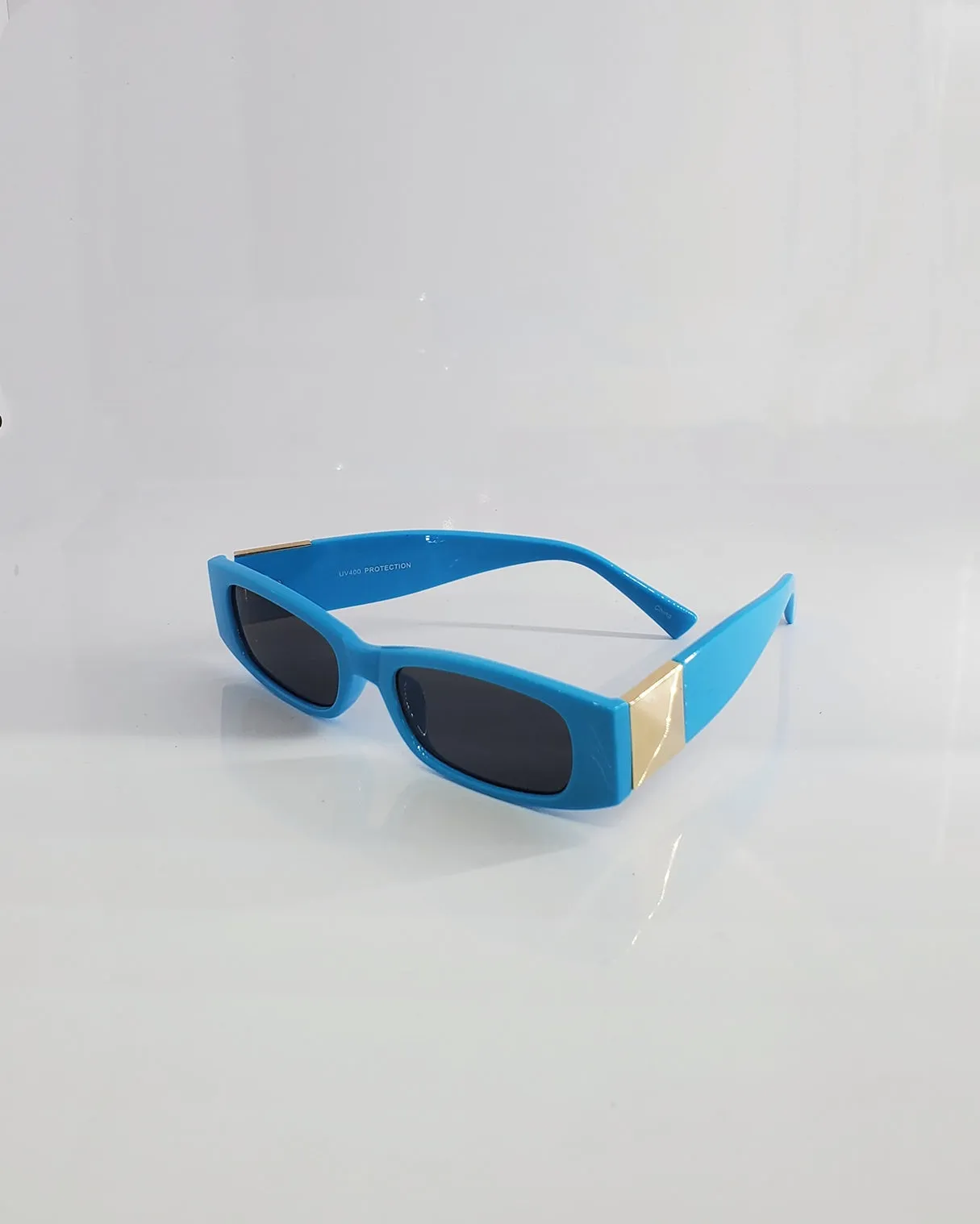 Look Around South Beach Square Sunglasses Blue