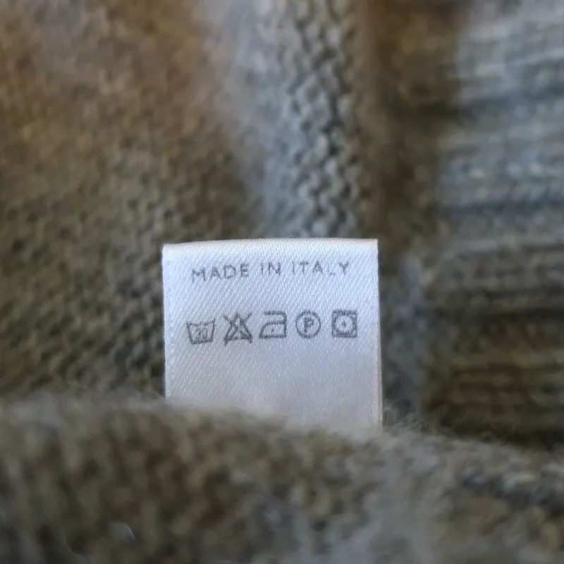 Loro Piana Cashmere Turtleneck Sweater Sage Size 42