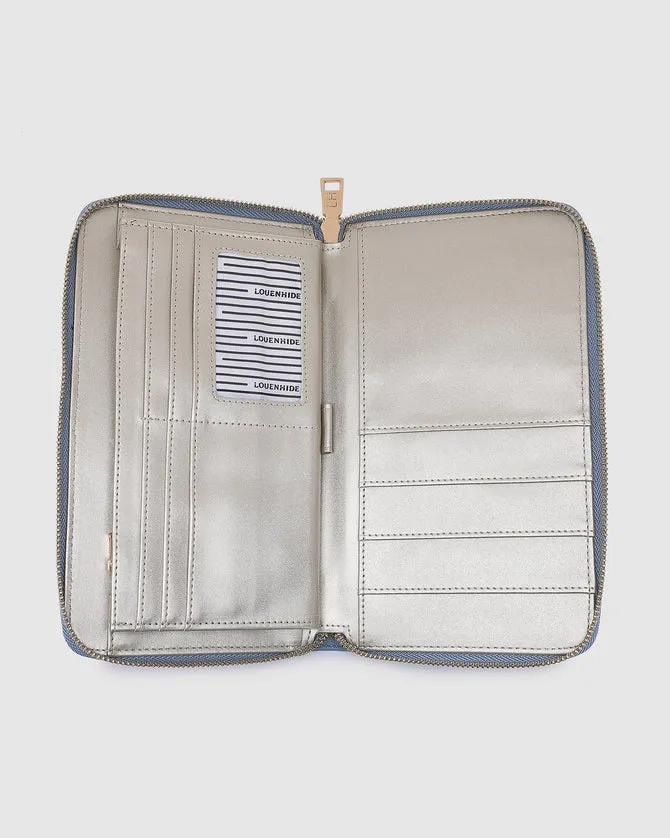 Louenhide Arabella Travel Wallet - Cloudy Blue