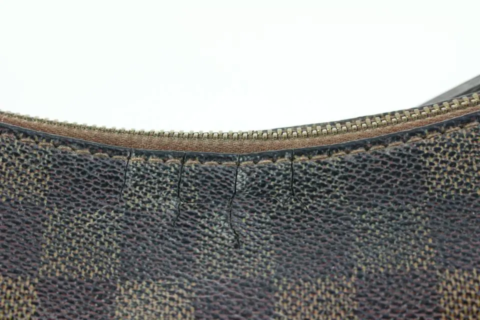 Louis Vuitton Damier Ebene Bloomsbury PM Crossbody Messenger 3L75a