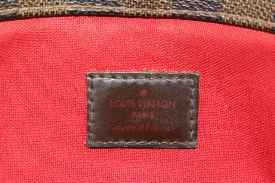Louis Vuitton Damier Ebene Bloomsbury PM Crossbody Messenger 3L75a