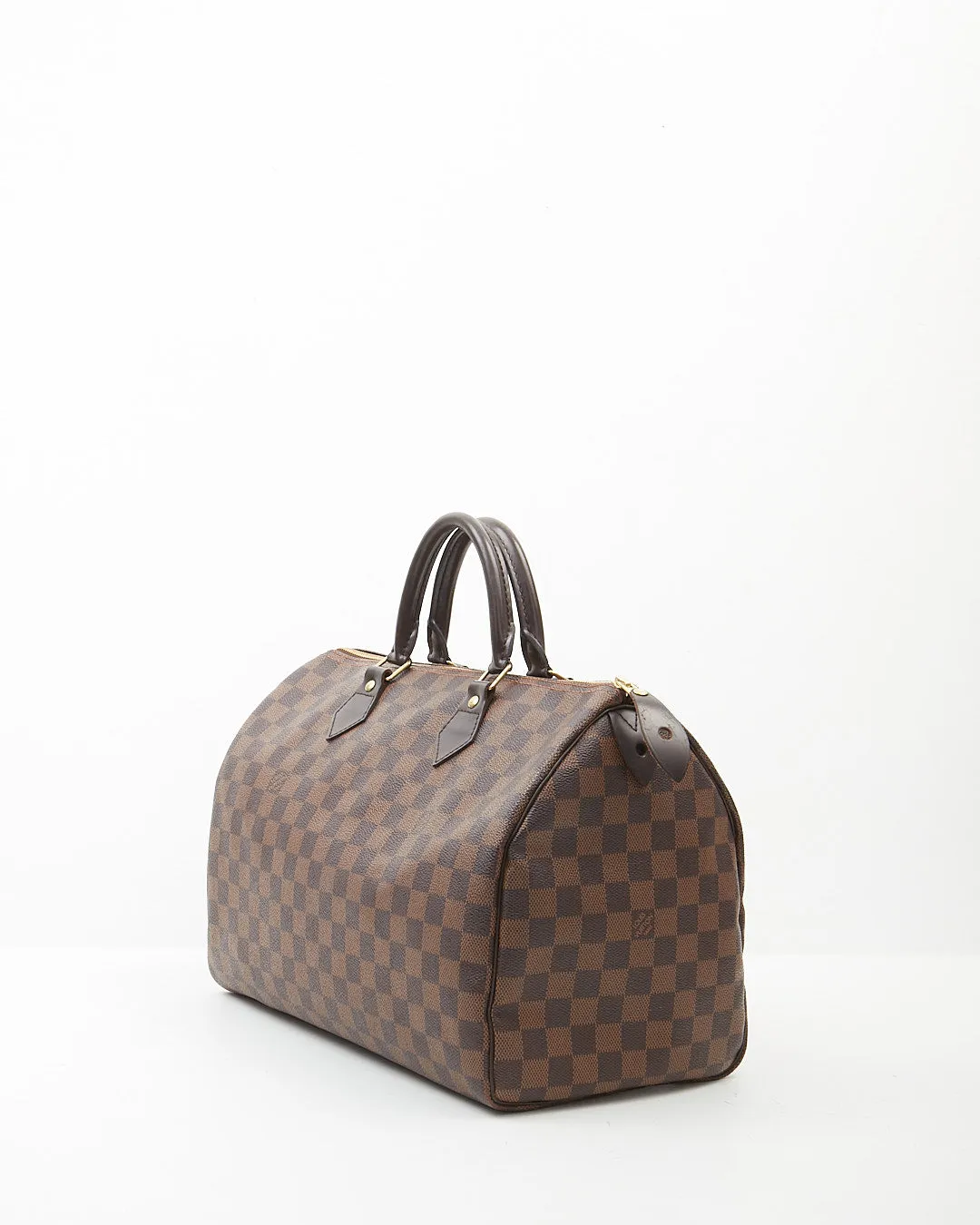 Louis Vuitton Damier Ebene Canvas Speedy 35 Bag