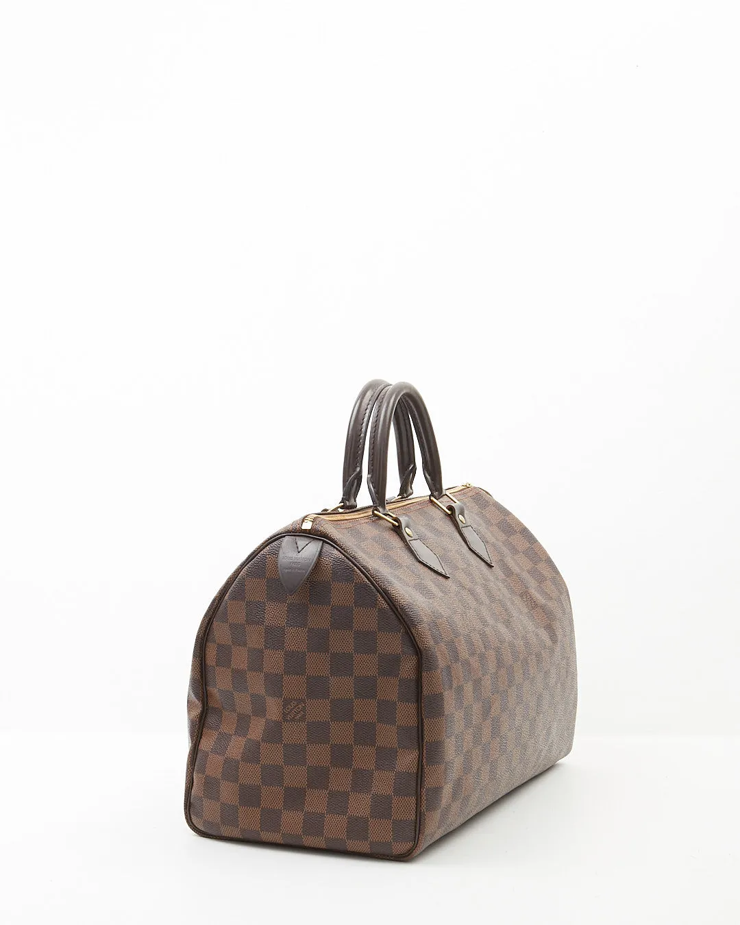 Louis Vuitton Damier Ebene Canvas Speedy 35 Bag