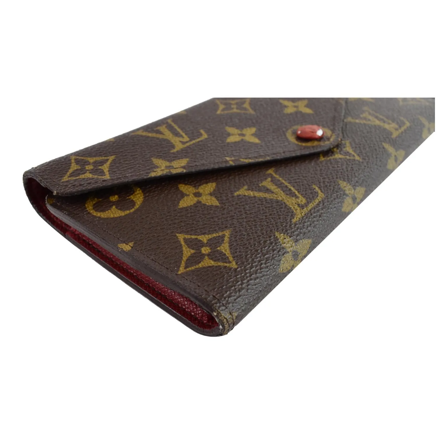 LOUIS VUITTON Josephine Monogram Canvas Wallet Brown