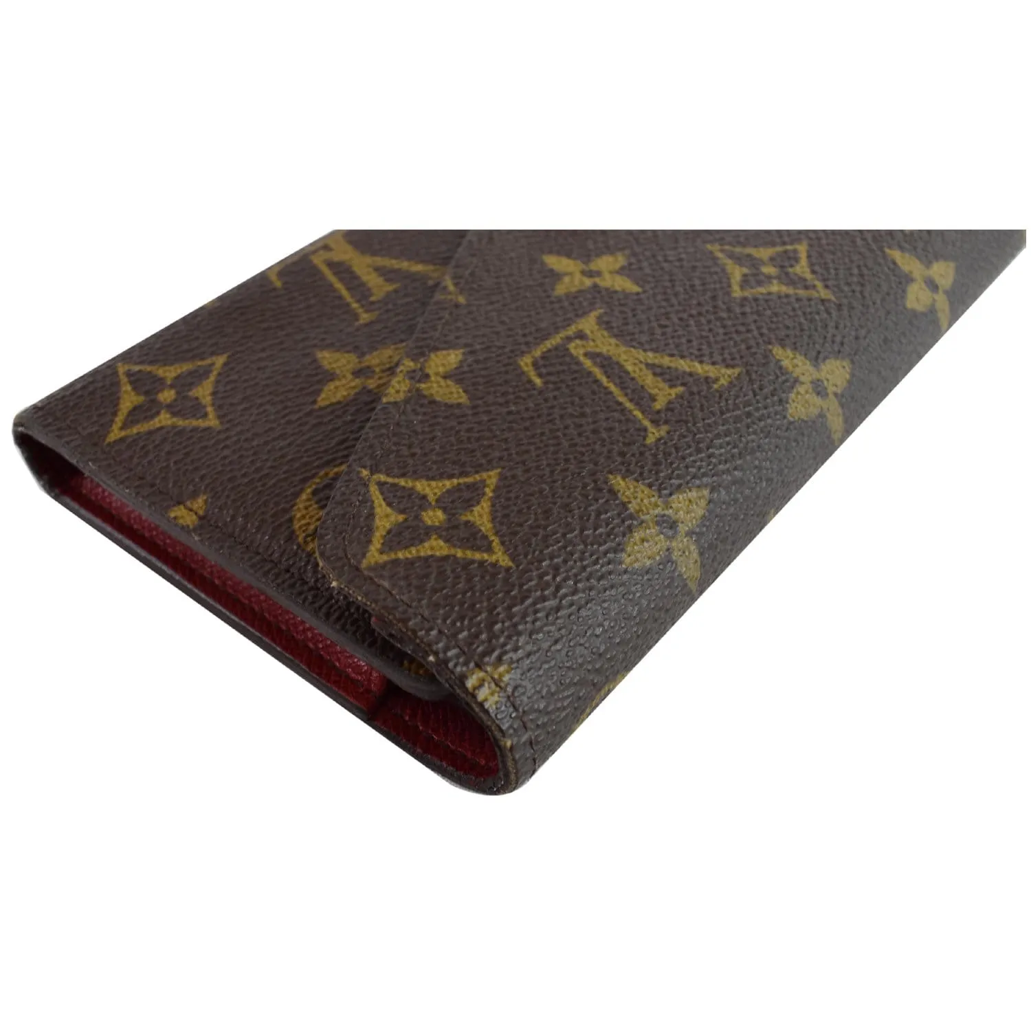 LOUIS VUITTON Josephine Monogram Canvas Wallet Brown
