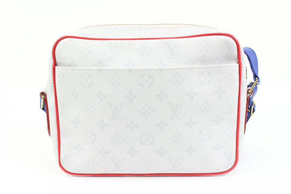 Louis Vuitton LV x NBA White Monogram Antartica Nile Messenger Bag 93lz425s