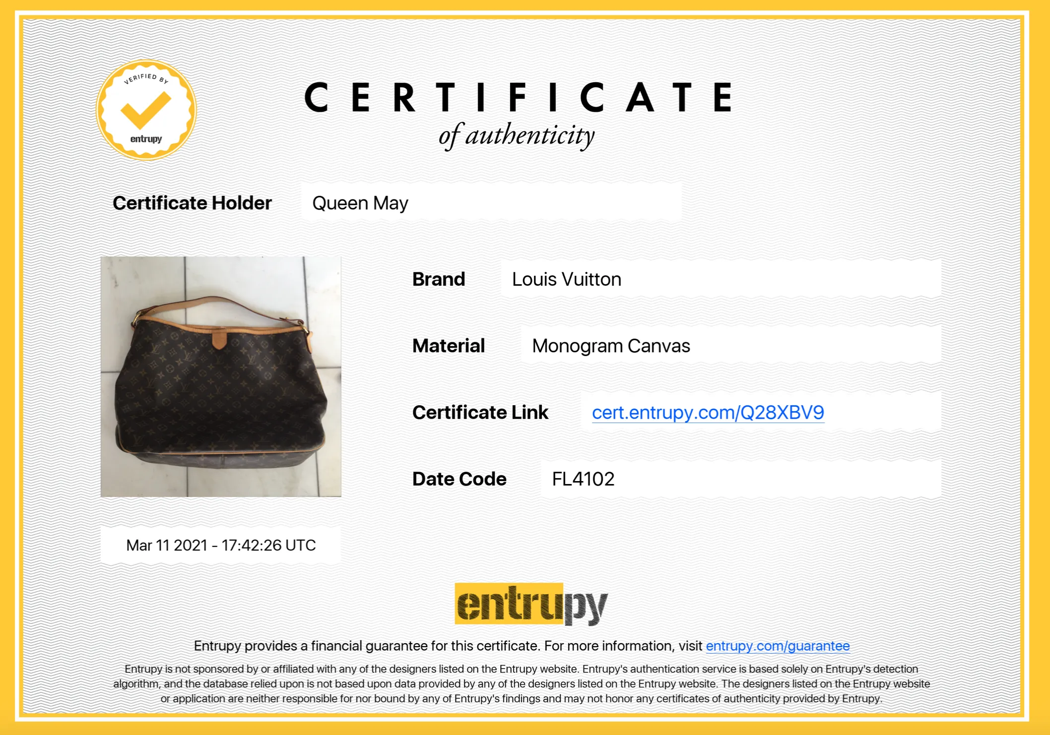 Louis Vuitton Monogram Delightful MM
