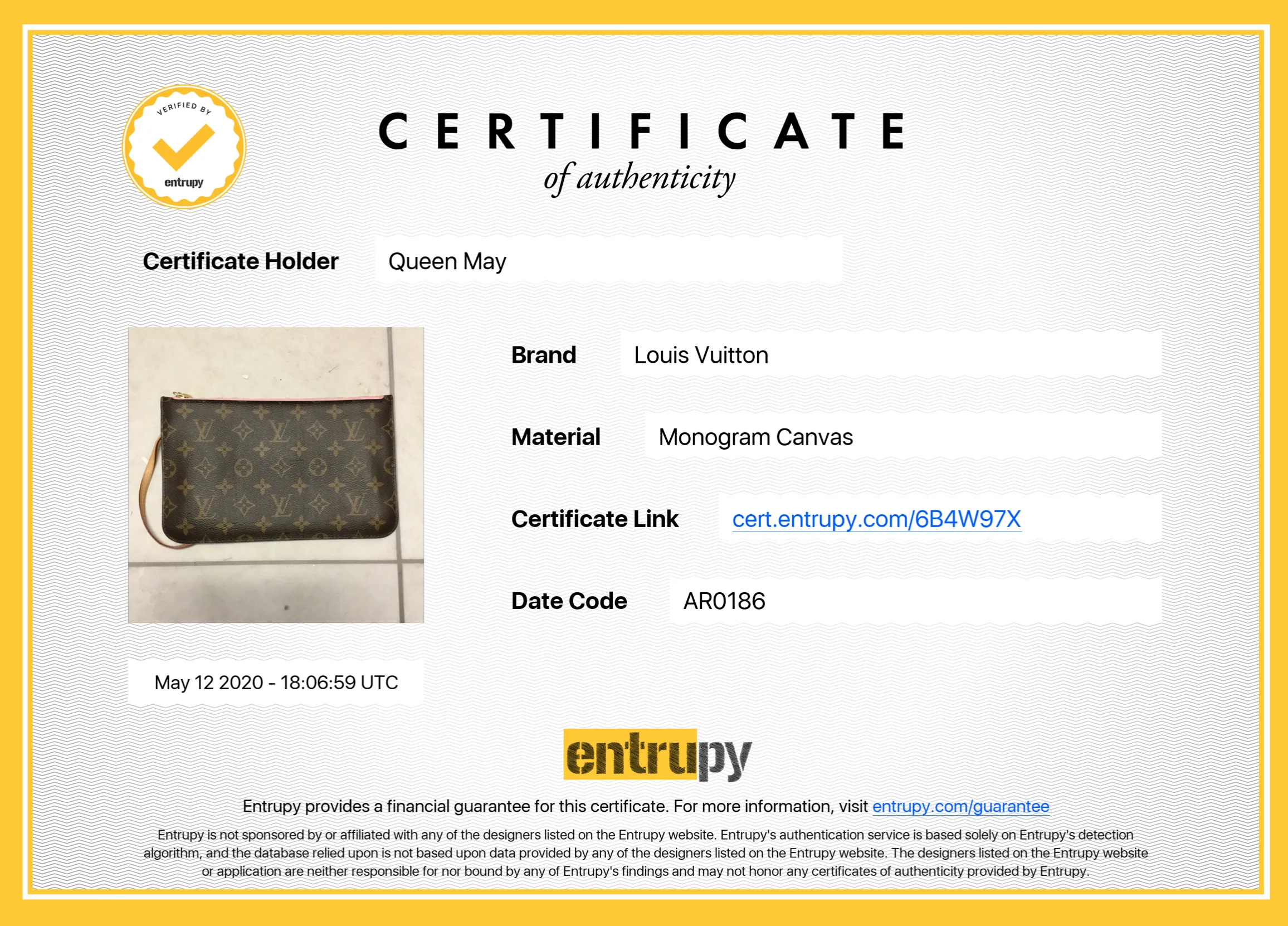 Louis Vuitton Monogram Pouch