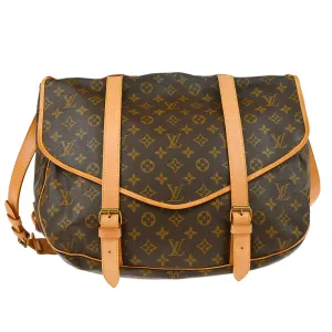 Louis Vuitton Monogram Saumur 43 Messenger Bag M42252 FH0920 XX28495