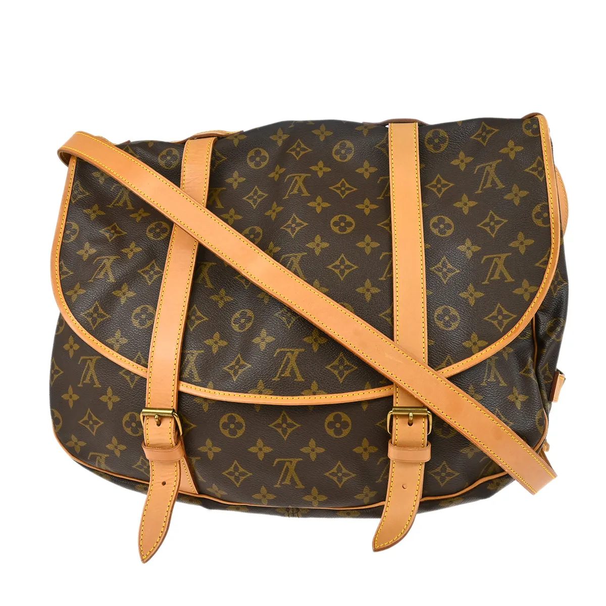 Louis Vuitton Monogram Saumur 43 Messenger Bag M42252 FH0920 XX28495