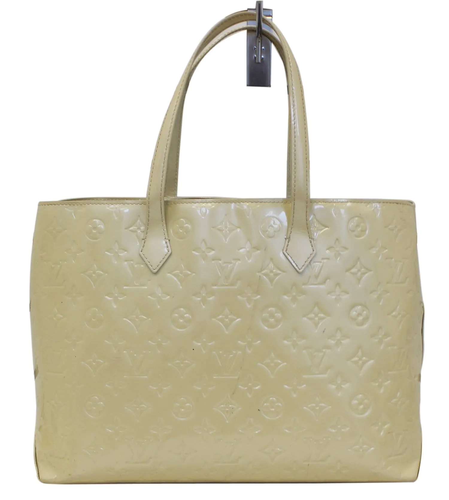 LOUIS VUITTON Monogram Vernis Wilshire MM Tote Bag